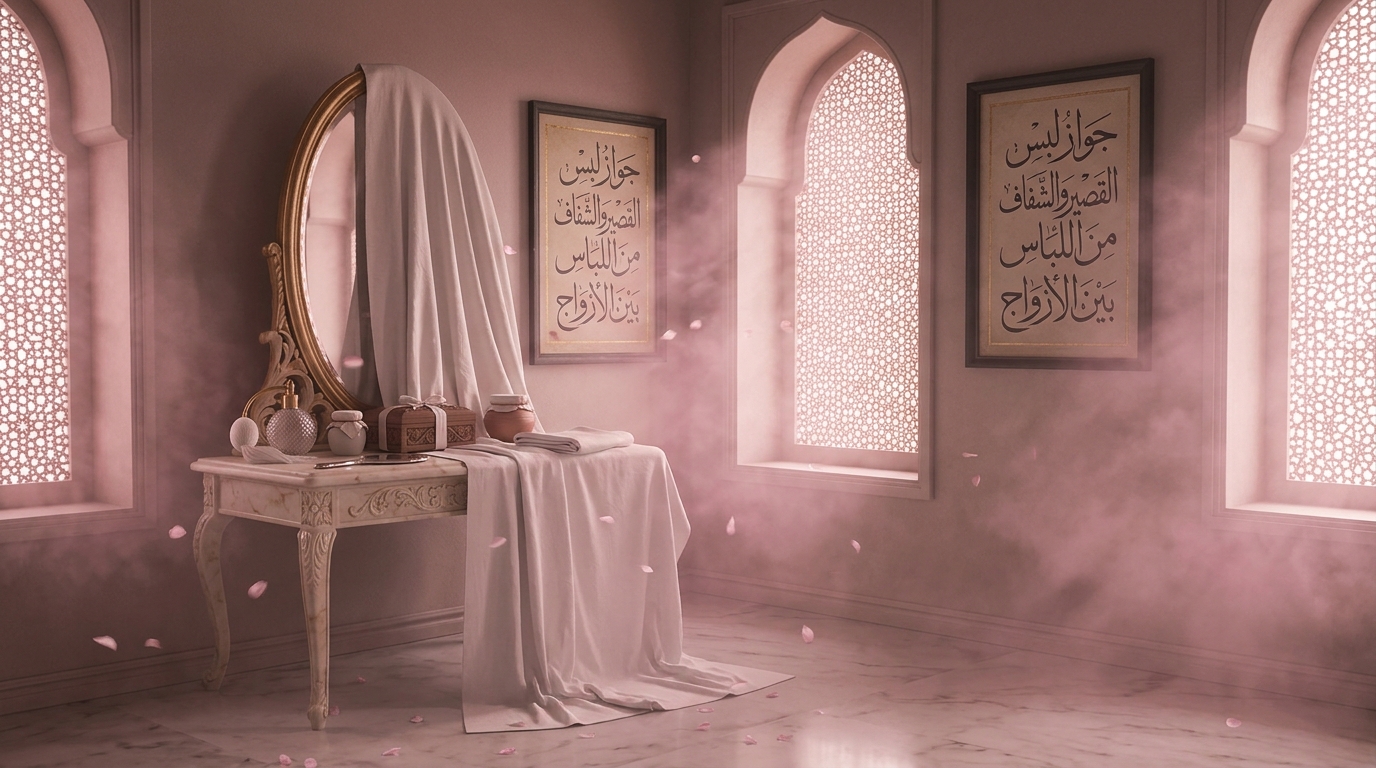 جواز لبس القصير والشفاف من اللباس بين الأزواج - Image 1